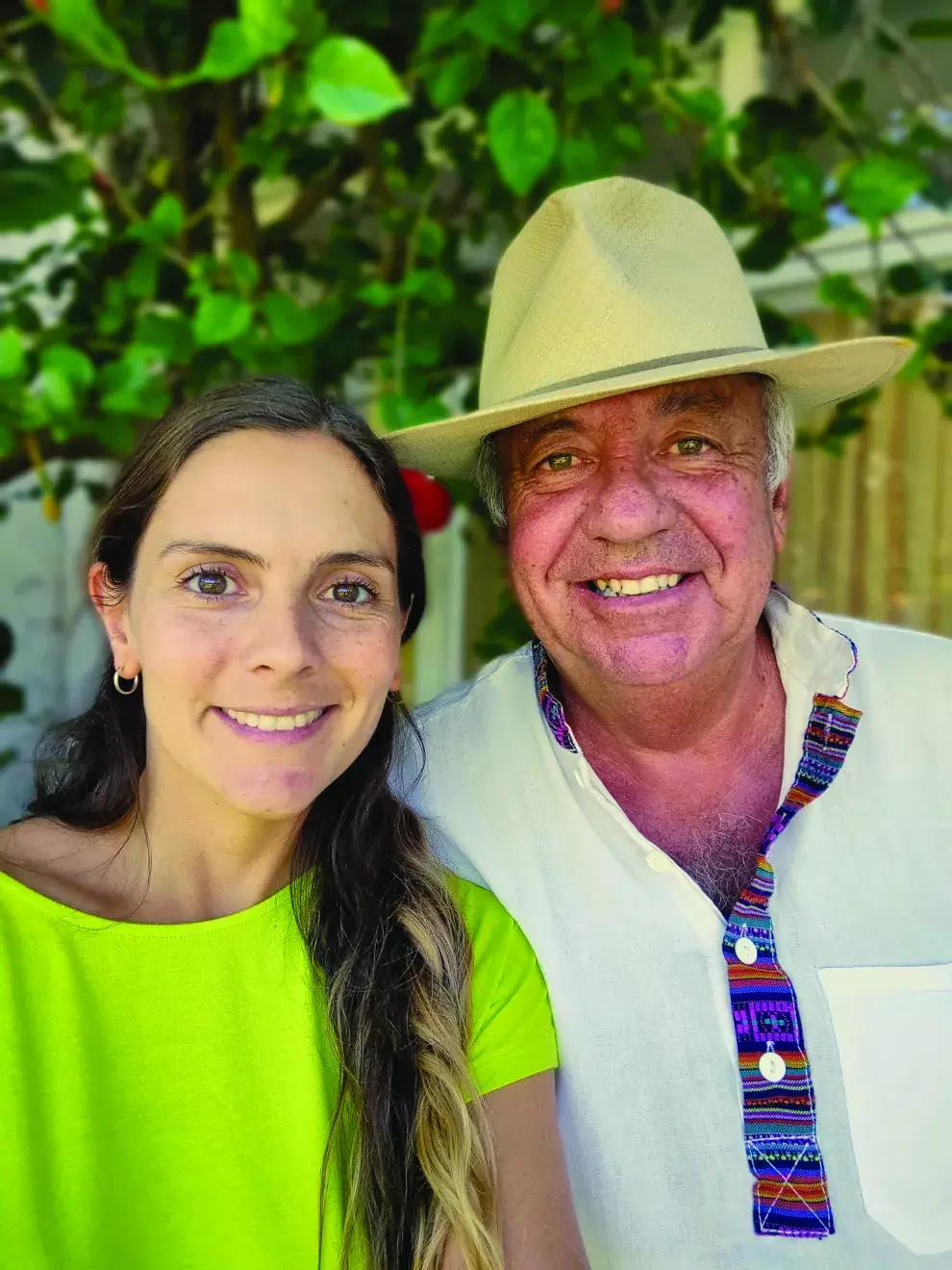 María Meseri (31) y su papá, Jorge (65)