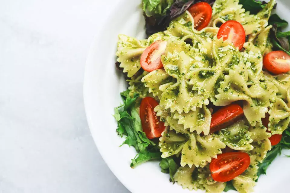 Las pastas pueden incluirse en la dieta combinadas con vegetales