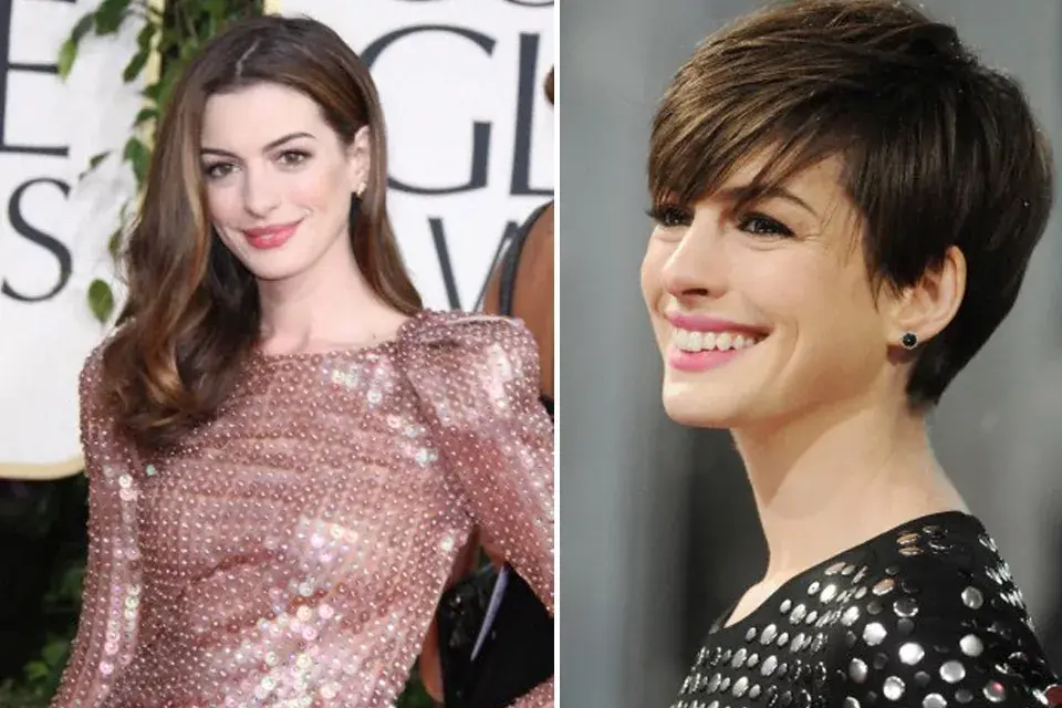 Anne Hathaway, divina antes y después