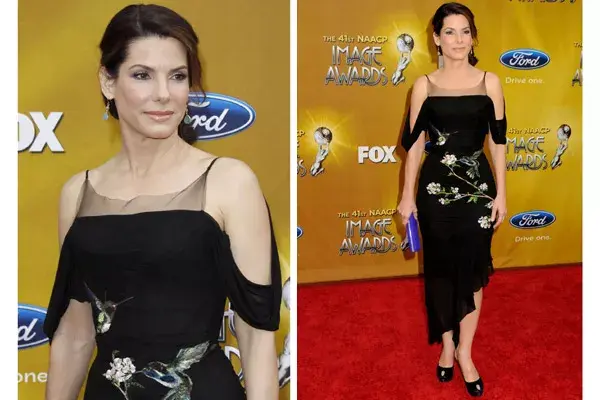 La actriz fue a los premios NAACP Image con un vestido de Alexander McQueen que dio que hablar