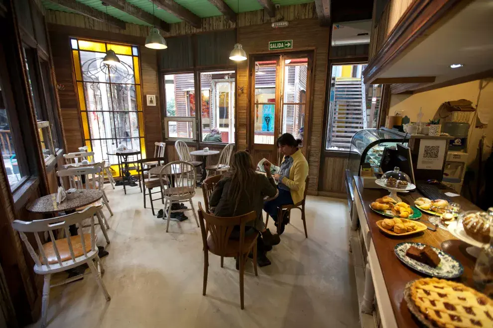 Pastelería casera en un rincón confortable del Mercado de Maschwitz