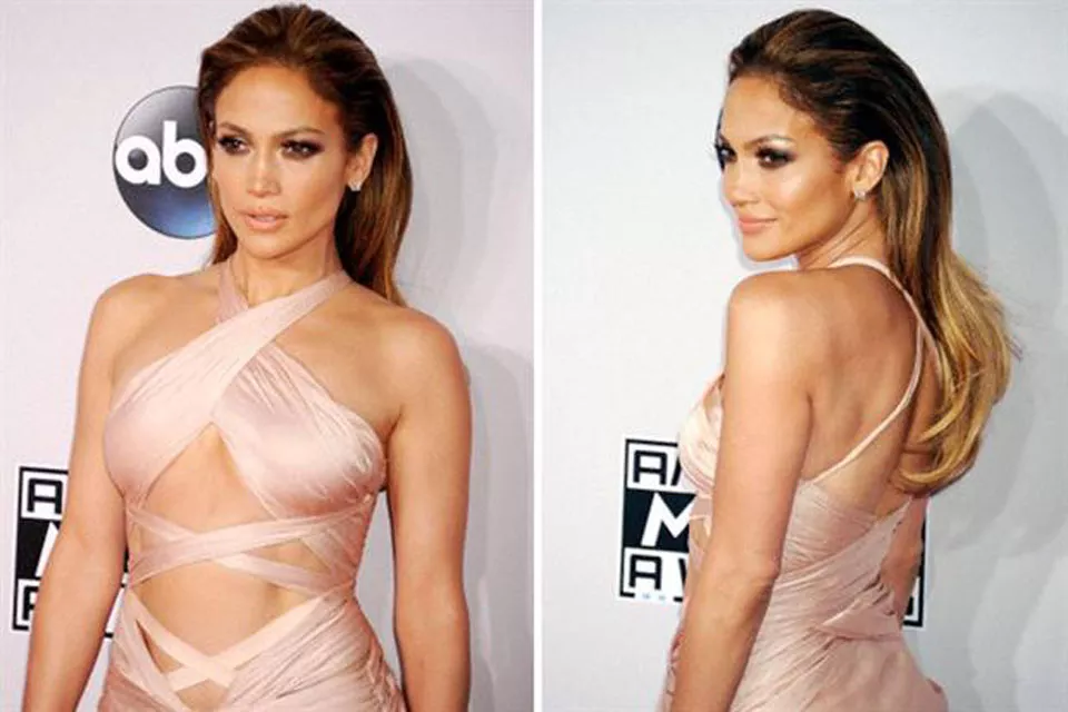 Wet look para Jennifer Lopez, un estilo que pisó fuerte esta temporada y que se perfila como uno de los elegidos de los looks de pelo