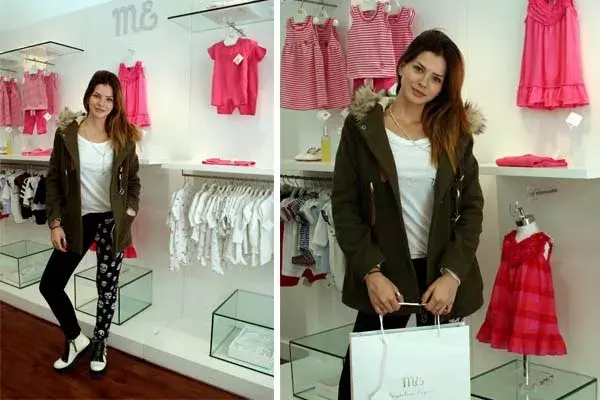 La China Suárez pasó por el local de Magdalena Espósito para chusmear ropa para Rufina