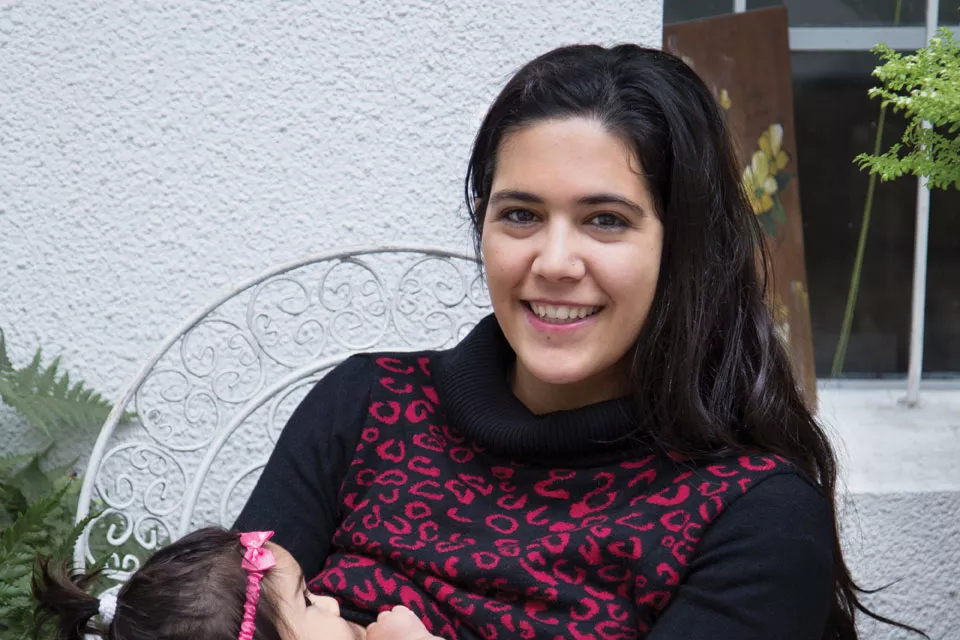 Sol Tobal es donante de leche en la maternidad Sardá