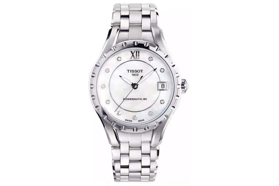 Reloj plateado (Tissot, consultar precio)