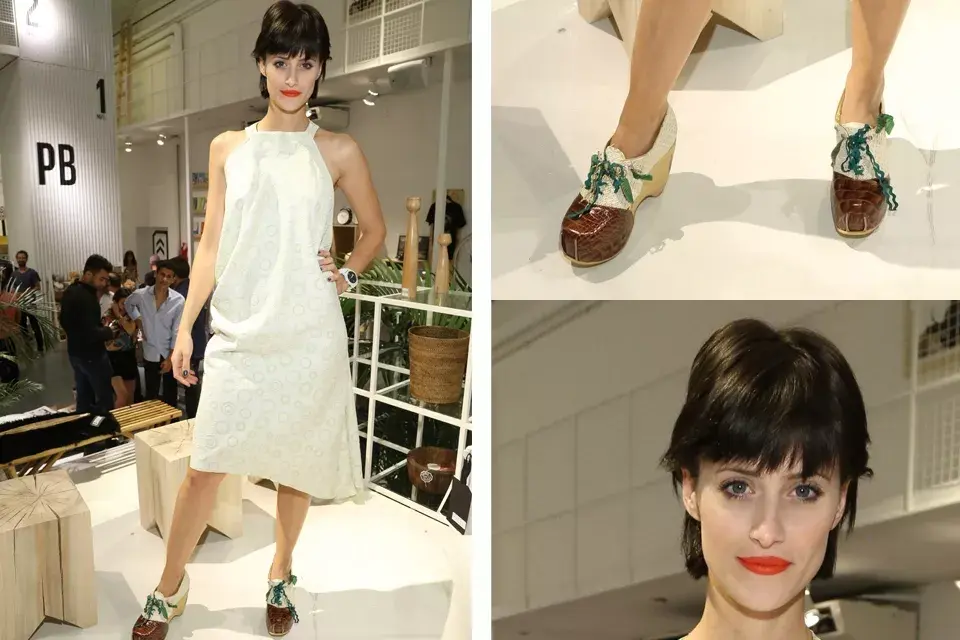 ¿Te gustan los zapatos de Mónica Antonópulos? ¿Qué opinás de su pelo?