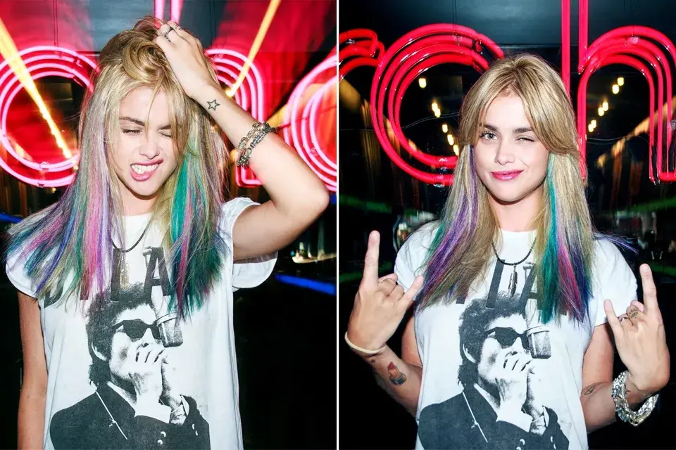 Vitto Saravia cambió su look capilar en Roho y eligió unas mechas multicolor. ¿Te lo harías?