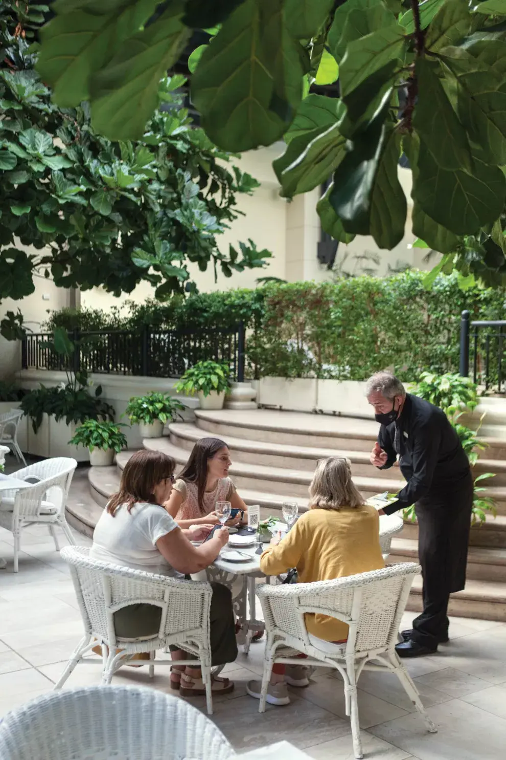 Restaurantes rodeados de verde