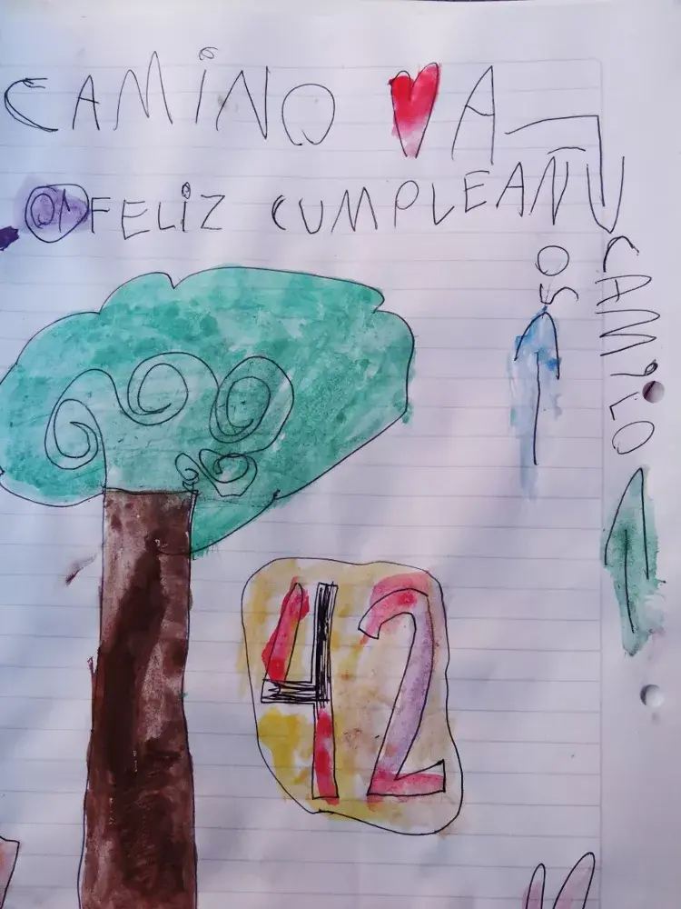 Feliz cumple. Por Lupe