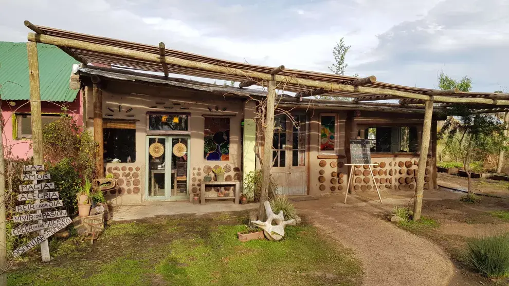 La casita de Chocolate, en Pueblo Edén, Uruguay