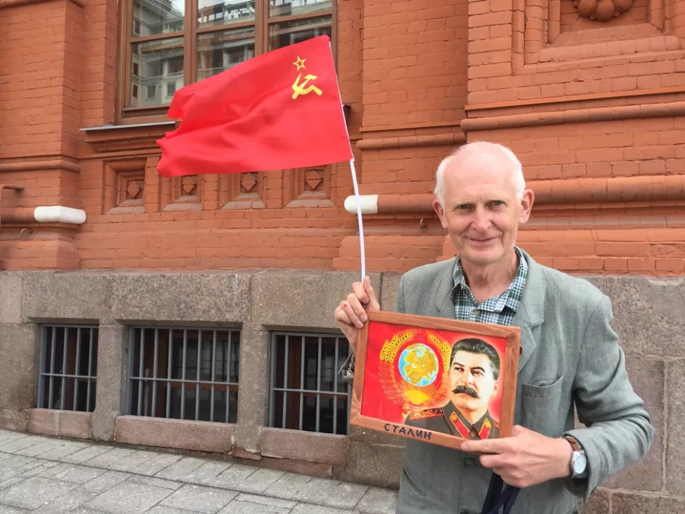 Un comunista nostálgico en la Plaza Roja