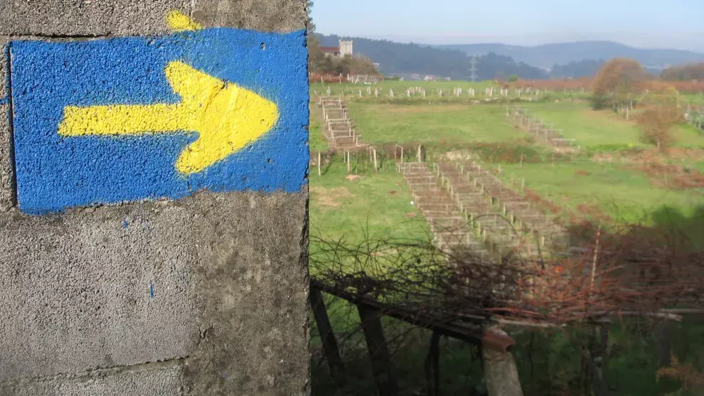 Señales en el Camino de Santiago