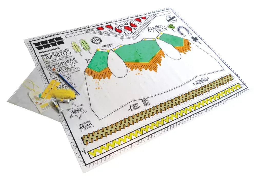 Realizados en materiales que no contaminan el ambiente tal como tintas al agua y gabardina de algodón