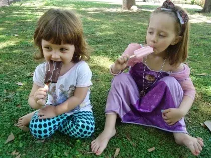 Palito, bombón, helado para mis chicas