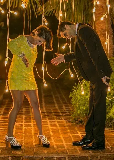 Me enteré de que antes de que empezara la ceremonia, Nacho y Luchi hicieron el baile del robot (¿?).