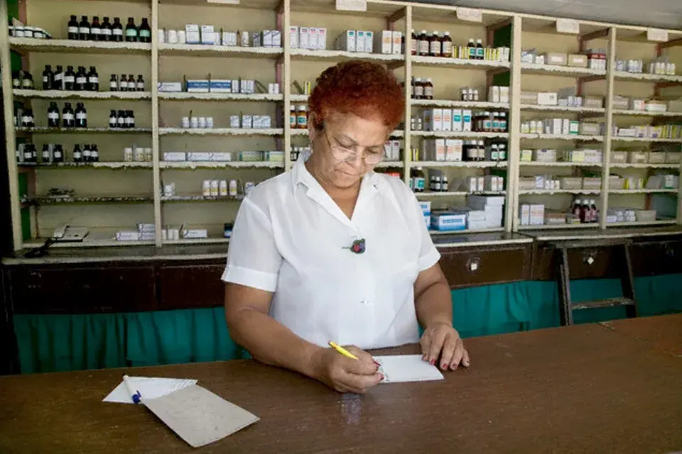 Farmacia en Cuba