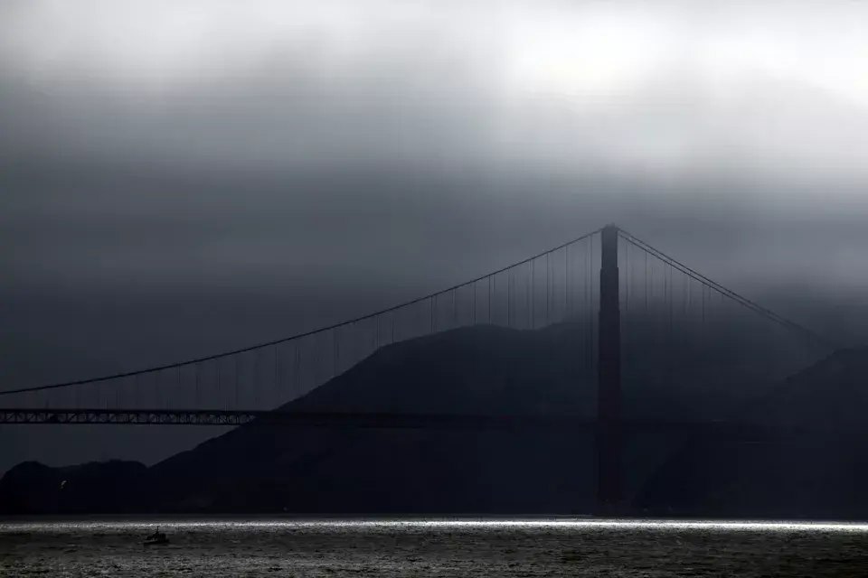 Vista del puente Golden Gate, un de los destinos más visitados por los turistas
