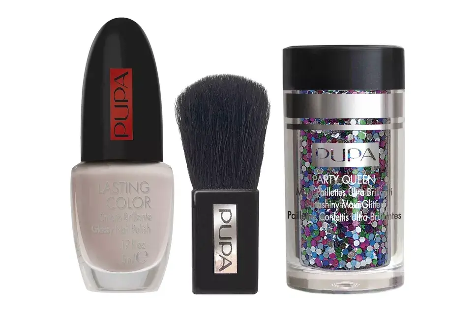 Kit Pupa Party Queen: esmalte, purpurina y brocha, $196