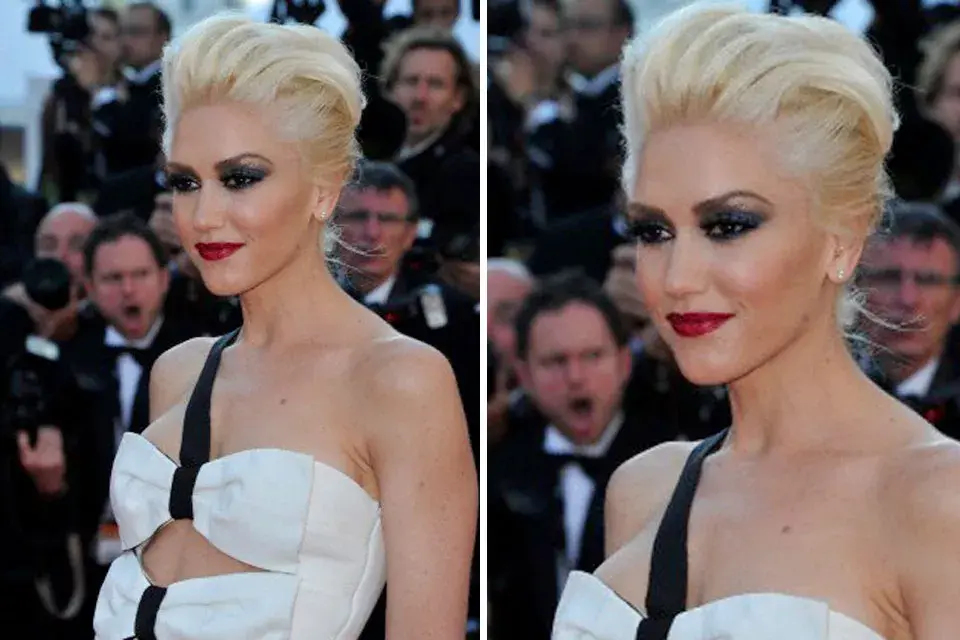 Otra versión para la alfombra roja, recogido desprolijo con mucho volumen. ¿Te gusta?