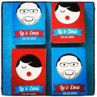 Cajitas de fósforos personalizadas -