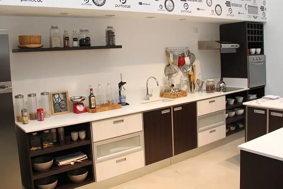 El espacio donde se dan charlas y clases de cocina