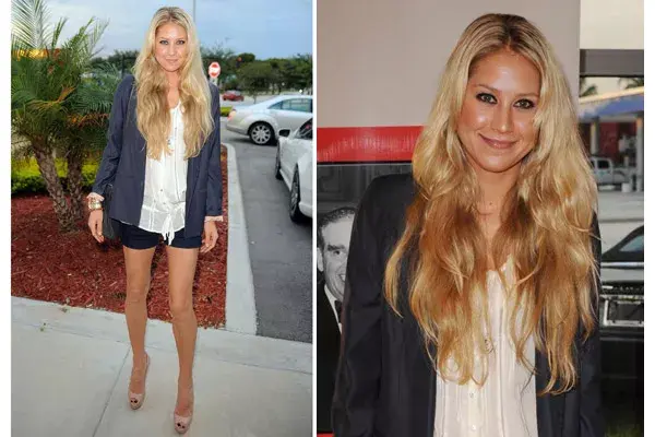 Para el lanzamiento del libro The Deeds of My Fathers, Anna eligió short, blusa suelta y blazer; un look ideal para la tarde; ¿qué les parece?