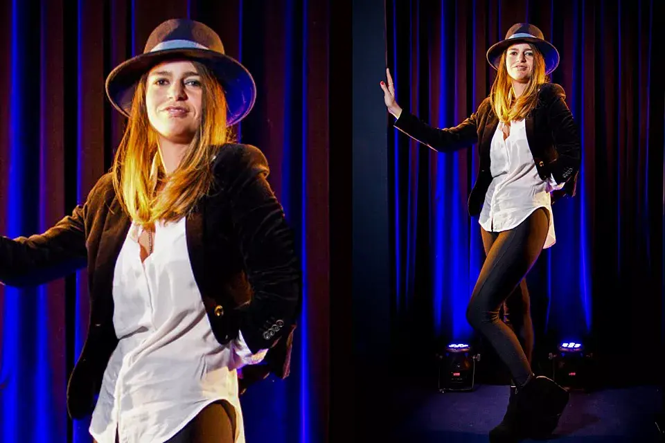 Romina Ricci apostó a la onda dandy para la Skyy Vodka Night ; ¿qué le agregarías a este outfit?