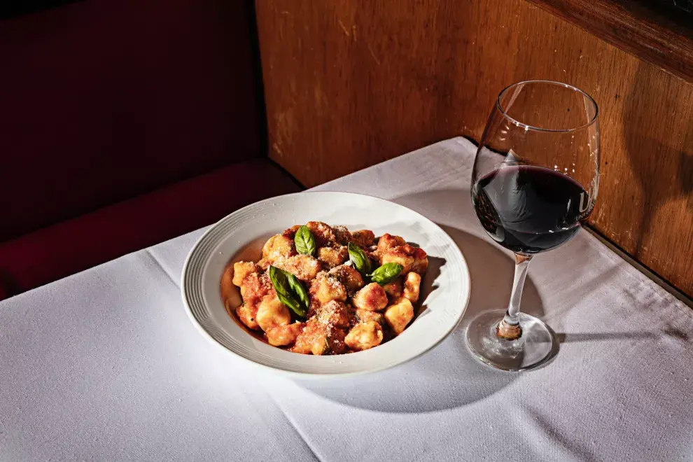 Gnocchi de Papa con tomate y albahaca. Foto gentileza de Sottovoce
