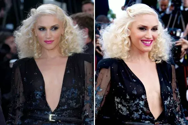 Es uno de sus complementos de pelo preferido y, cada vez que puede, lo incluye en sus peinados. Gwen Stefani optó por una torzada que acompañó con rulos bien marcados