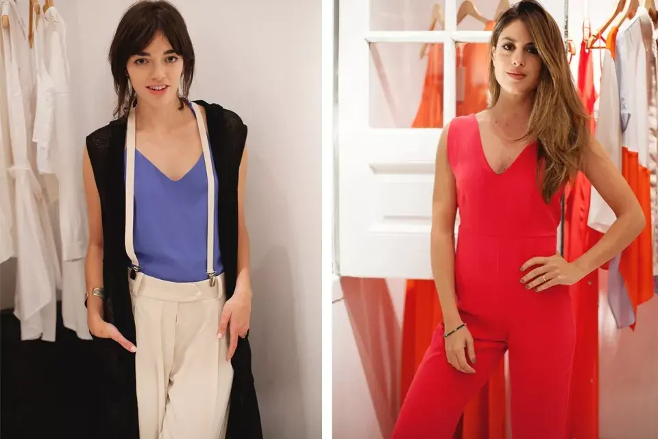 ¡Nos encanta el look de Belén Chavanne! Agustina Casanova eligió un mono rojo furioso divino