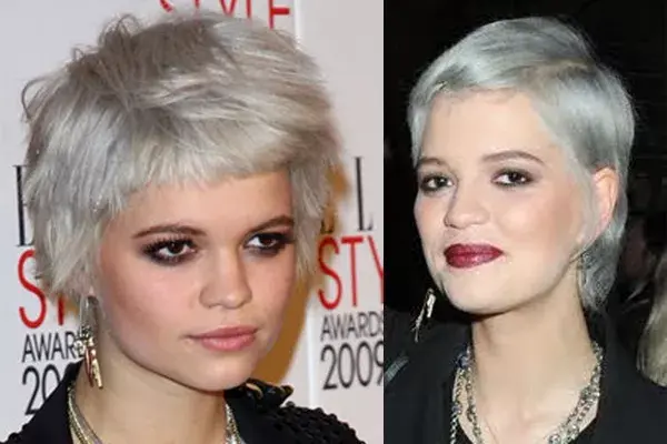 La modelo Pixie Geldof, de 22 años, ¡con un look que la avejenta bastante!