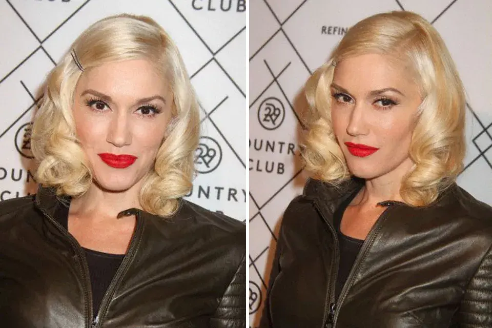 Estilo años 20, con horquillas, pero combinado con un look bien rocker