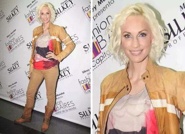 ¿Qué pasó? Incomprensible lo que se puso Ingrid Grudke; muy poco favorecedor el pantalón camel con la campera a tono