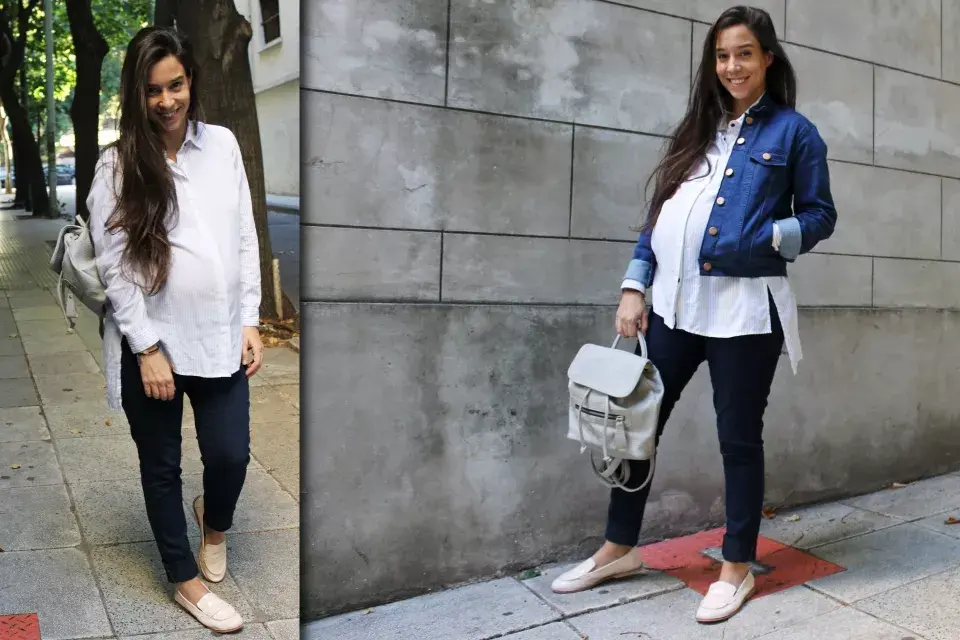 Camisa + Jean + Campera corta