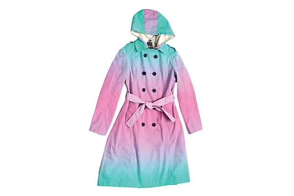 Con estampa batik en degradé (Seco, $1550)