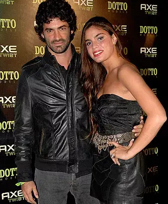 Diego Balut y su hermana.