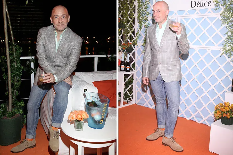 Todo un dandy: Ronnie Arias, canchero y elegante en el evento de Chandon Délice