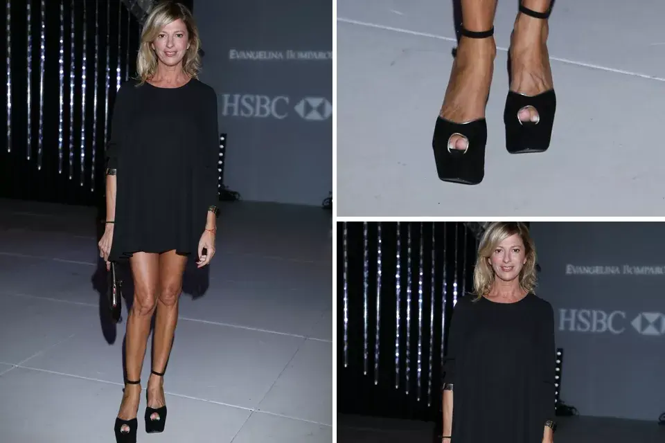 Claudia Fontán, elegante y discreta, en el mismo evento se inclinó por un vestido en color negro y lo acompañó con accesorios en el mismo tono