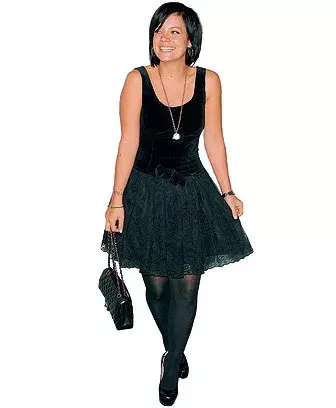 Lily Allen: eligió un vestido de terciopelo súper femenino. El protagonismo se lo lleva la falda tutú con extra vuelo.