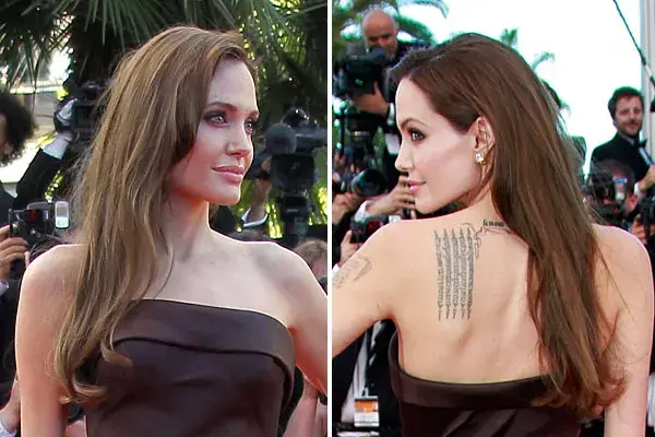 El pelo suelto, con algunos reflejos y bien natural para Angelina Jolie