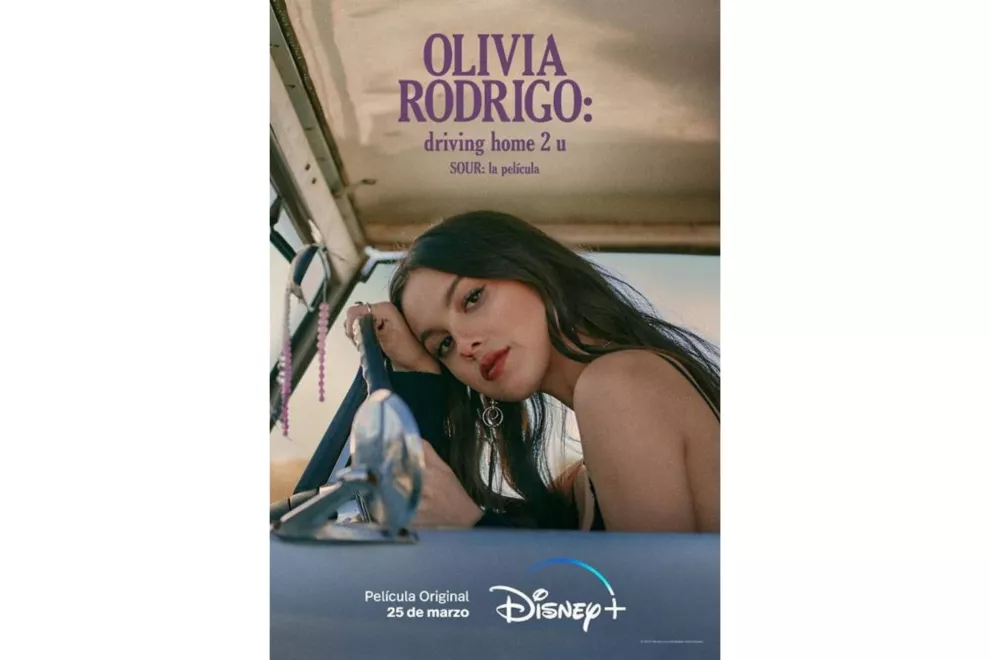 "OLIVIA RODRIGO: driving home 2 u" estrena el próximo 25 de marzo en Disney+