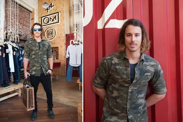 El músico Lucas Corrado pasó por el local de QM Collective y se probó de todo