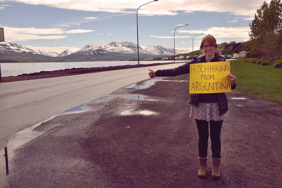 Aniko en Islandia