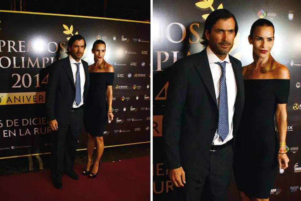 Elegantes por donde se los mire. Adolfito Cambiaso y María Vázquez lucieron impecables en la entrega de los Premios Olimpia 2014, en donde el polista se alzó con el de oro
