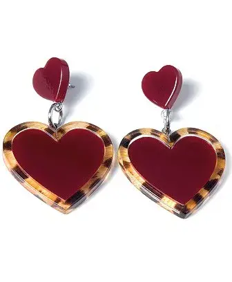 $45: aros conforma de corazón de Dolores Iguacel