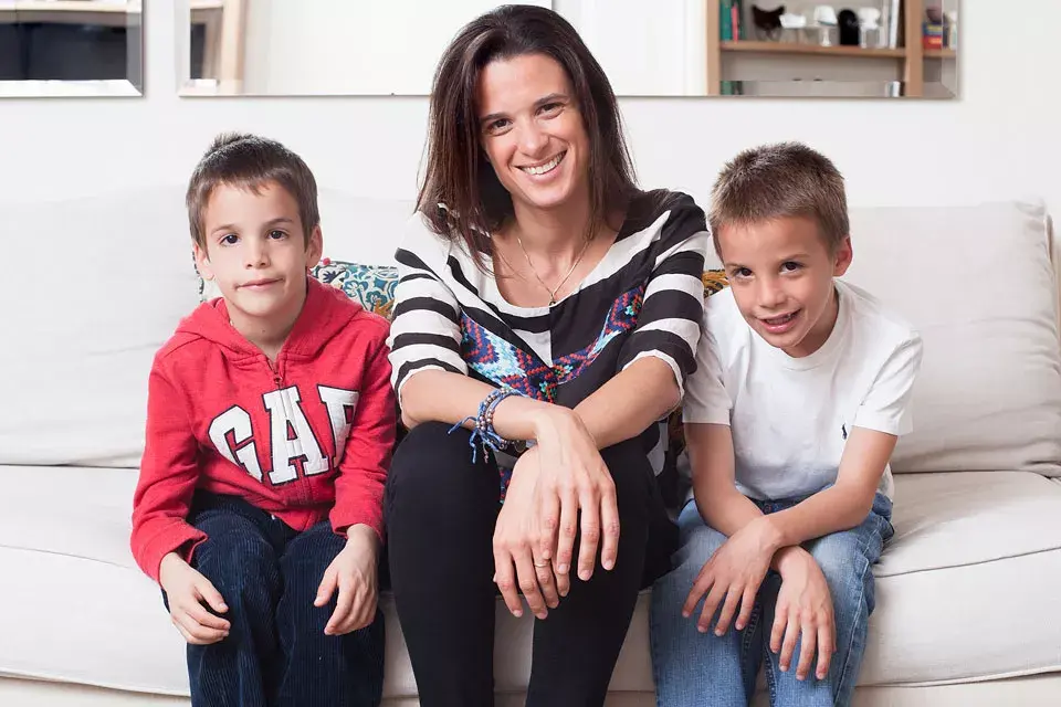 María Gándara es arquitecta tiene 36 años. Mamá de Tomás y Manuel, de 6 años