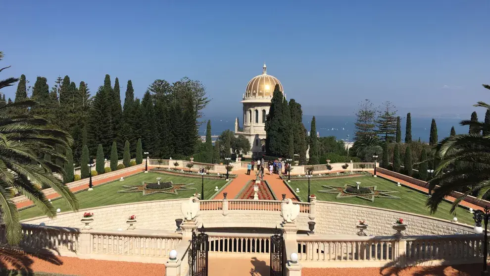 Los jardines Bahaí, en Haifa, una de las principales atracciones