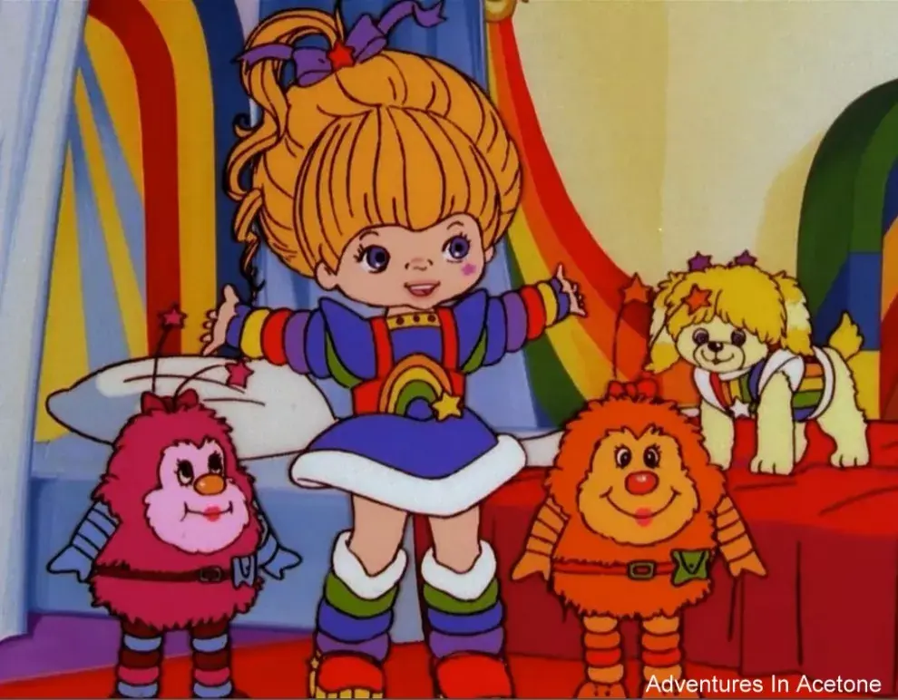 Rainbow Brite. No me acuerdo mucho de qué se trataba el dibujito. Tiene un look muy Xuxa, ¿no?