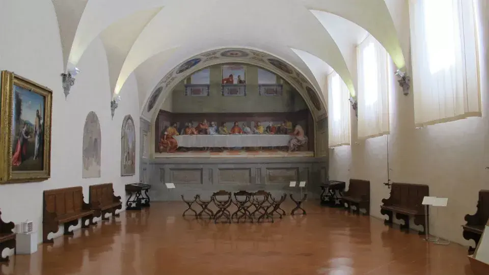 Refectorio que alberga La Ultima Cena