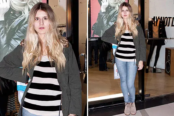 Micaela Tinelli, fan de AYnotDead, pasó por el local del Alto Palermo para ver las novedades de la firma